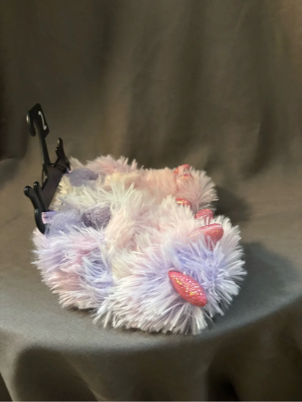 NWT wonder nation Pastel monster Slippers in Pink and Lavender sku TR size 2 (3M